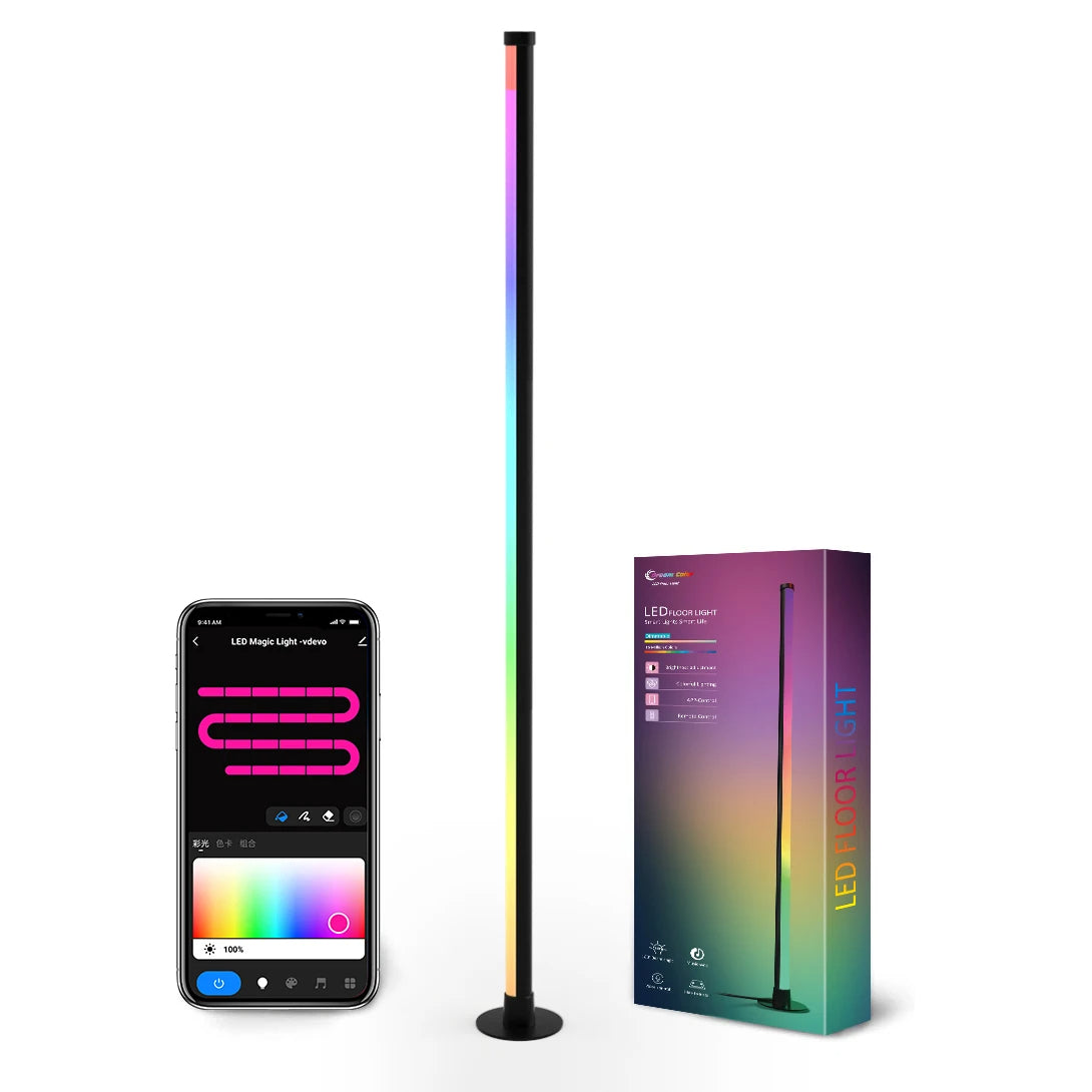 Ambient Corner Floor Lamp - Bright.RLeds