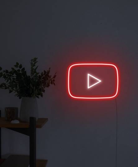 Youtube Logo LED Sign - Bright.RLeds