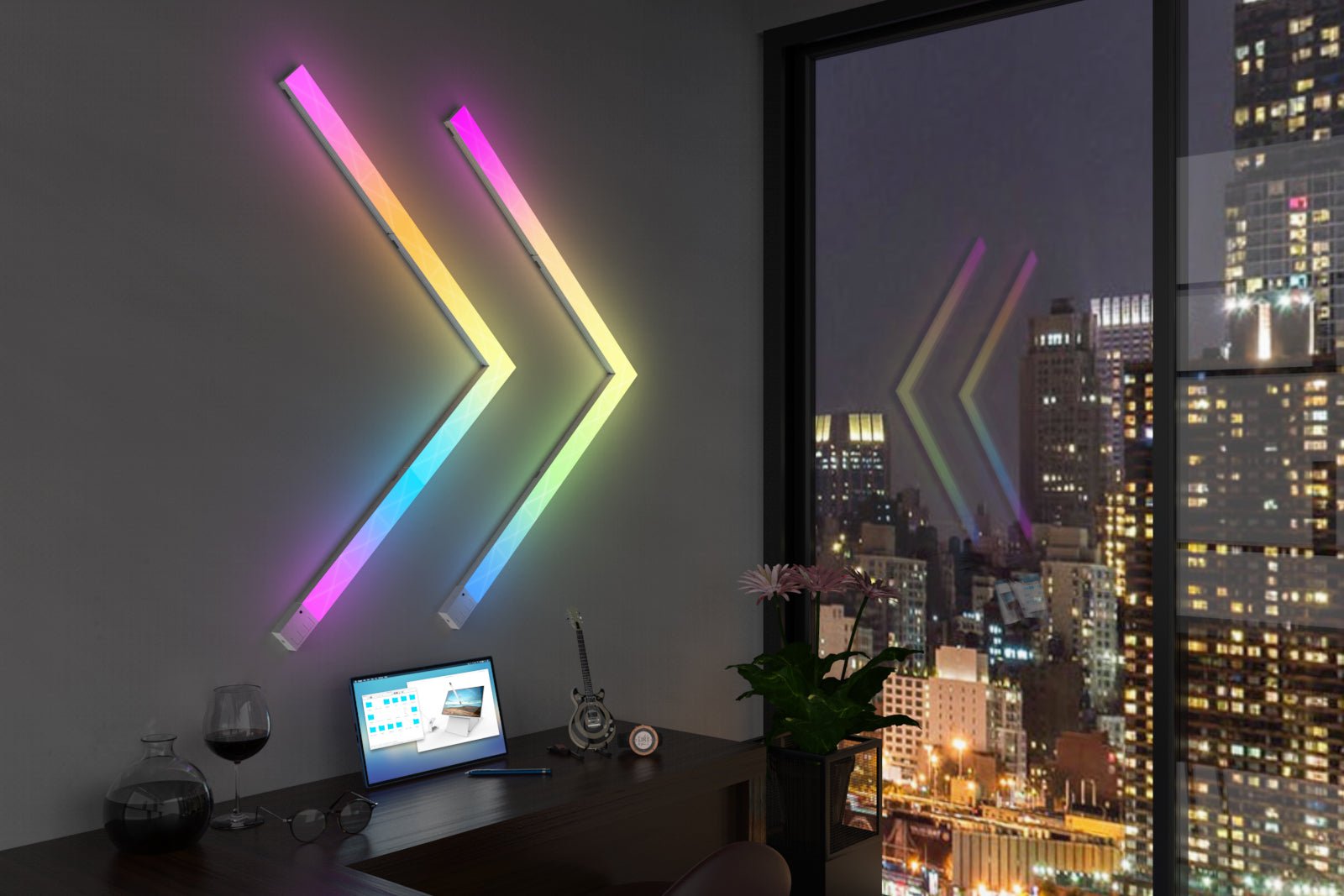 RBGIC Gamer's Wall Light Bars - Bright.RLeds